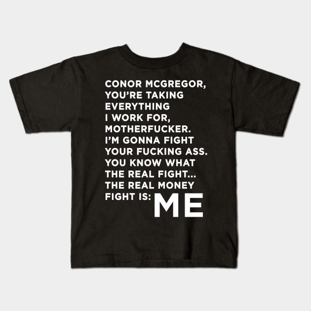 Nate Diaz Call Out Kids T-Shirt by SavageRootsMMA